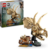LEGO Jurassic World Dinosaurier-Fossilien: Triceratops-Schädel Modell, Dinosaurier Spielzeug für Jungen und Mädchen ab 9 Jahren, Geschenk für Kinder und Jurassic World Fans 76969