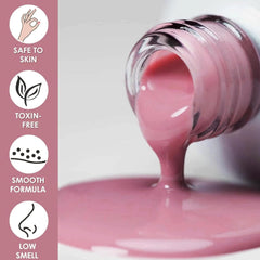 4-częściowy zestaw lakierów do paznokci - szybkoschnący, długotrwały lakier do paznokci na bazie wody - lakier do paznokci DIY (zestaw 4-częściowy w stylu Nude Normal)