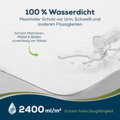 Materac na nietrzymanie moczu Sensalou 90x160 cm Wodoodporny materac na nietrzymanie moczu Zmywalny, oddychający