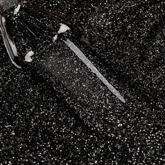 Lakier do paznokci Bluesky Kids - Rockstar, czarny brokat, łatwy do usunięcia, nietoksyczny, na bazie wody, bezwonny - darmowy lakier do paznokci dla dzieci, 5 ml, opakowanie 1 szt.