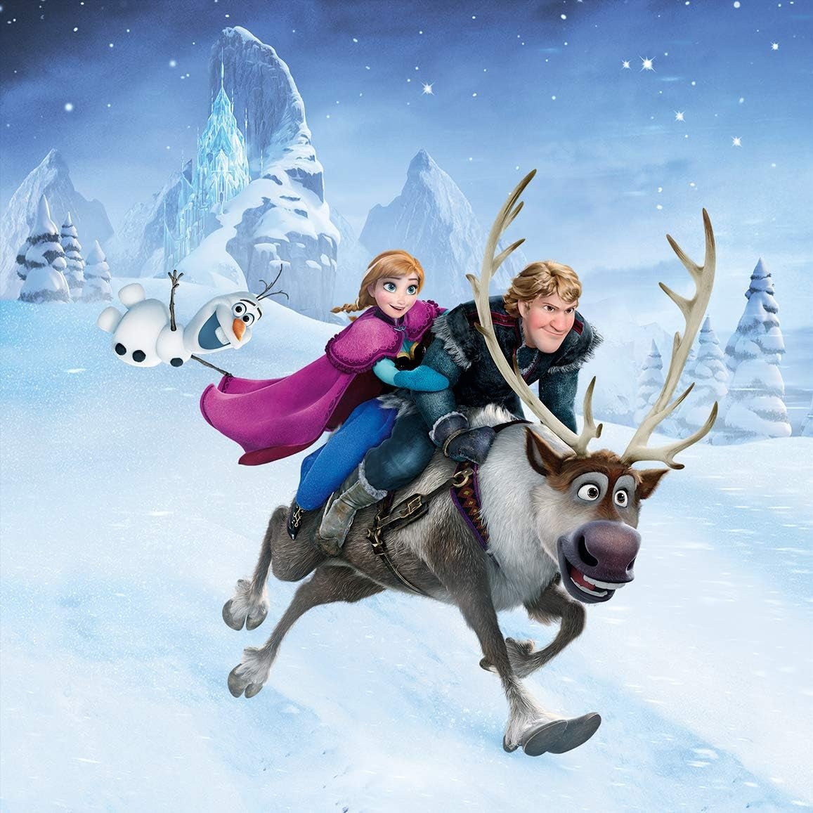 Ravensburger Children's Puzzle - 09264 Adventures in Winterland - puzzle jigsaw pentru copii cu vârsta peste 5 ani, puzzle jigsaw Disney Frozen cu 3X49 piese Puzzle Naty Shop