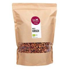 Teeverliebt - Ceai de fructe vrac Wildkirsch 1000 G I Ceai de fructe vrac I Wild-Fruchtig-Frisch - Amestec de ceai controlat ecologic I Ceai de fructe bio vrac 1 kg