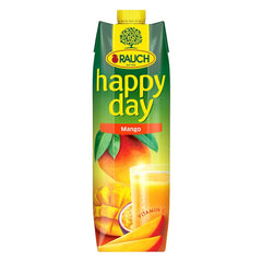 Rauch Happy Day Mango | Wyrafinowany napój z marakui | Dużo witaminy C | 6 x 1 litr, Tetra Prisma Naty Shop