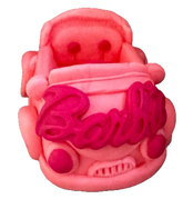 Decoratiune comestibila din zahar, Masina Barbie Decoratiuni din Pasta de Zahar Naty Shop