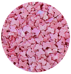 Różowa posypka motylkowa 100g Nati Shop