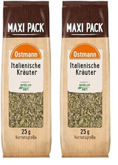 Ostmann Gewurze - Italienische Kräuter gerebelt | Śródziemnomorska Kräutermischung zum Würzen von Tomatensauce, Gemüse- und Fleischgerichten | 25 g w Vorteilsbeutel