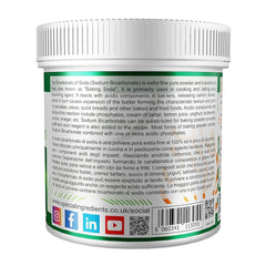 Special Ingredients Natriumbikarbonat - Premium Qualität Extra Feines Pulver, Vegan, Gvo-Frei, Glutenfrei - Recycelbarer Behälter Bucatarie Naty Shop
