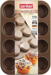 Zenker, forma do muffinów Ø 7 cm, MOJAVE GOLD Formy i blachy do pieczenia Naty Shop