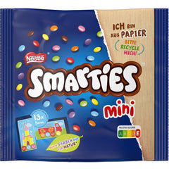 Nestlé SMARTIES Mini, mała soczewica w mlecznej czekoladzie, pakowana pojedynczo, opakowanie 16 szt. (16 x 187 g)