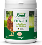 HÜHNER Land Eier-Fit für Legehennen 500g - Futterergänzung für Hühner, Legeleistung Zusatz für Hühner, Zusatz Eier, Eibildung, kräftiger Dotter, stabile Schale, gesunde Eier, Witamina