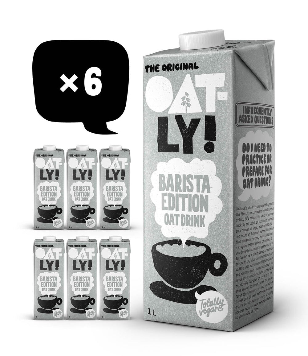 Oatly Barista Haferdrink Barista Edition, Long Life 1 litr (opakowanie 6er)