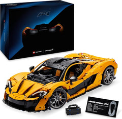 LEGO Technic Mclaren P1 Super zestaw samochodów sportowych dla dorosłych Fani samochodów Prezent V8 Silnik tłokowy 7-biegowa skrzynia biegów Model samochodu w skali Zestaw samochodzików 42172 Zestawy do budowania Besuche den LEGO-Store Default Title