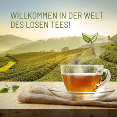 Teeverliebt - Ceai de fructe vrac Wildkirsch 1000 G I Ceai de fructe vrac I Wild-Fruchtig-Frisch - Amestec de ceai controlat ecologic I Ceai de fructe bio vrac 1 kg