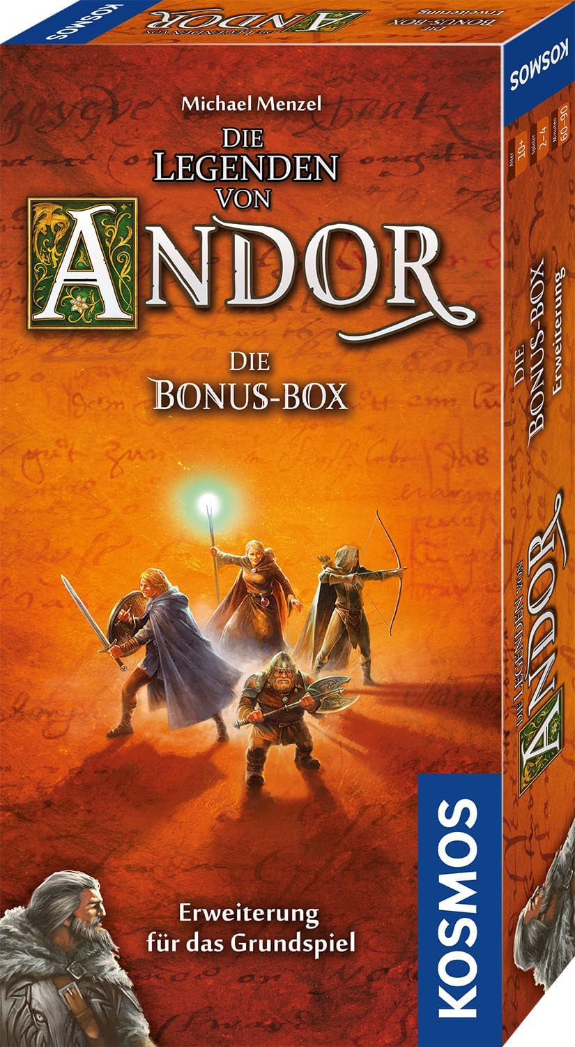 Kosmos 684358 Andor – Bonus Box, zróżnicowane rozszerzenie do klasycznej fantasy Legends of Andor, dla osób w wieku od 10 lat