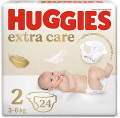 Huggies Baby, rozm. 2 (3 – 6 KG), 24 pieluszki dla mamy i dziecka Naty Shop
