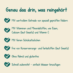 Milupa Stracciatella Owsianka mleczna - Bezglutenowe, bez oleju palmowego płatki dla niemowląt - Bez konserwantów i barwników - Od 8 miesiąca - 4 x 400 g