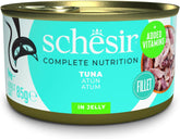 Ton în jeleu, hrană umedă pentru pisici, la conservă, 100% naturală, cu vitamine adăugate, 12 x 85g