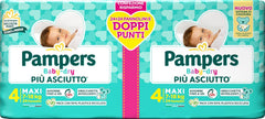 Pieluszki Pampers Baby Dry Maxi Twin Pack, rozmiar 4 (7-18 kg), 48 pieluszek