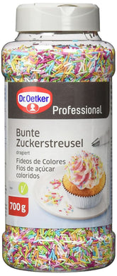 Dr. Oetker Profesjonalna kolorowa posypka cukrowa do pieczenia i dekorowania, 700 gramów Naty Shop Default Title
