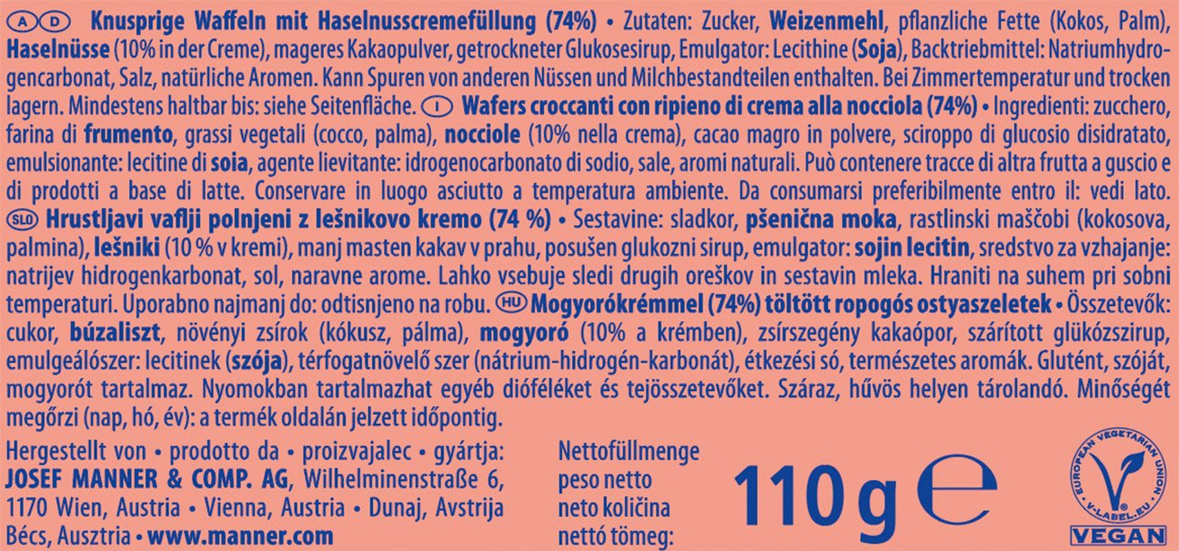 Knuspino, alune de pădure, 110 g