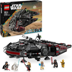 LEGO Star Wars Dark Millennium Falcon, zestaw statku kosmicznego, zabawka do budowania dla dzieci, prezent urodzinowy dla chłopców, dziewcząt i fanów, zabawka przygodowa 75389 Zestawy do budowania Besuche den LEGO-Store Domyślny tytuł