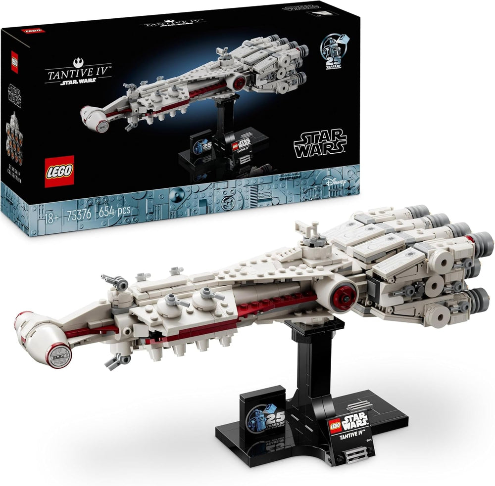 LEGO Star Wars: Tantive IV, model de navă stelară din Star Wars: O nouă speranță de construit și colecționat pentru adulți, Starfighter legendar, cadou minunat pentru fani 75376 Seturi de constructie Besuche den LEGO-Store Singur