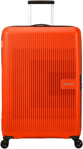 American Tourister Aerostep - Spinner L, Valiză extensibilă, 77 cm, 101.5/109 L, Portocaliu (Portocaliu aprins) Bagaje și echipament de călătorie Naty Shop Portocaliu (portocaliu strălucitor) L (77 cm - 101,5/109 L)