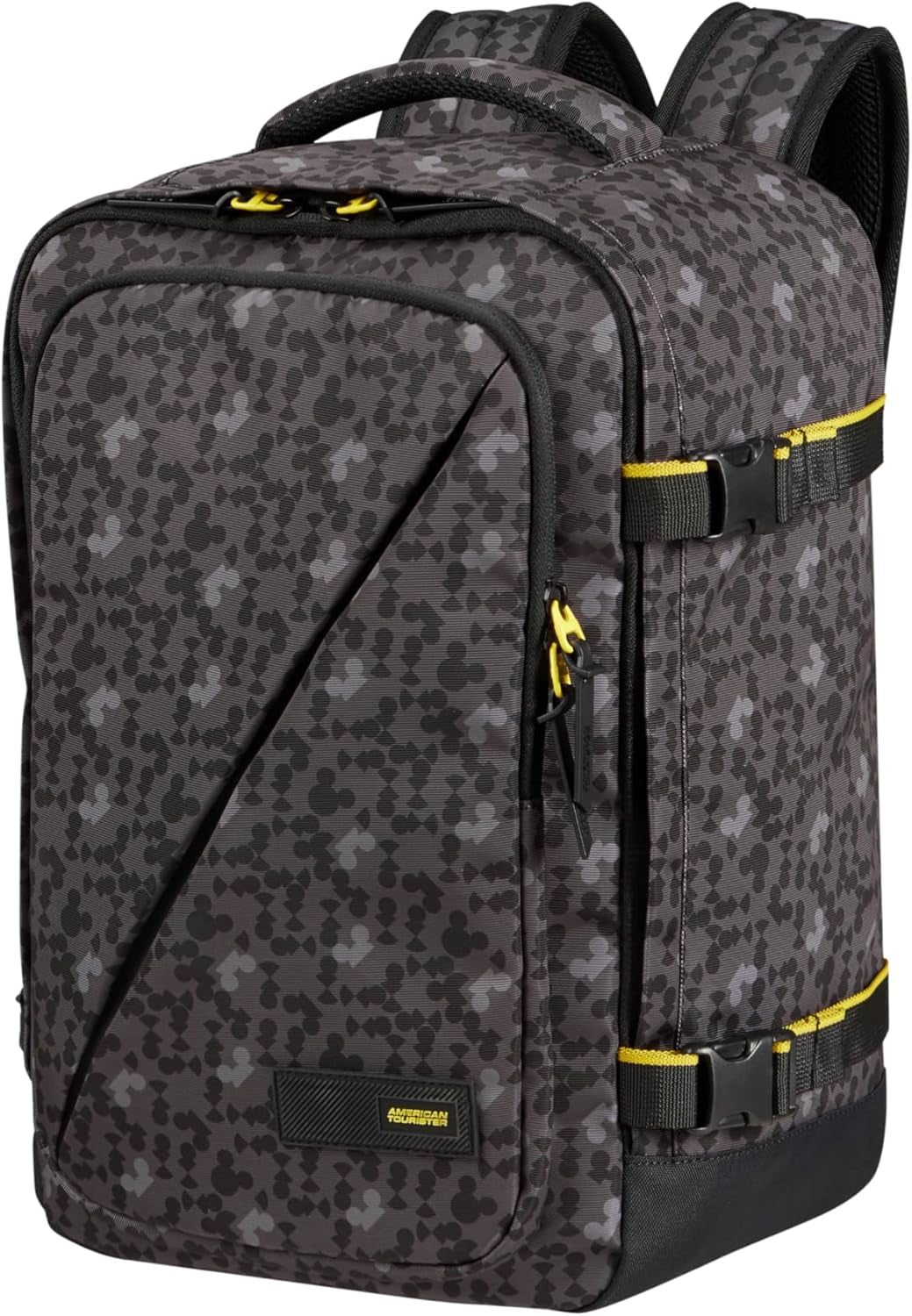 American Tourister Take2Cabin Disney - Geantă de cabină Ryanair 25 x 20 x 40 cm, 24 L, 0.50 kg, bagaj de mână, rucsac avion S Underseater Bagaje și echipament de călătorie Naty Shop Multicolor (Mickey Urban Pixel)