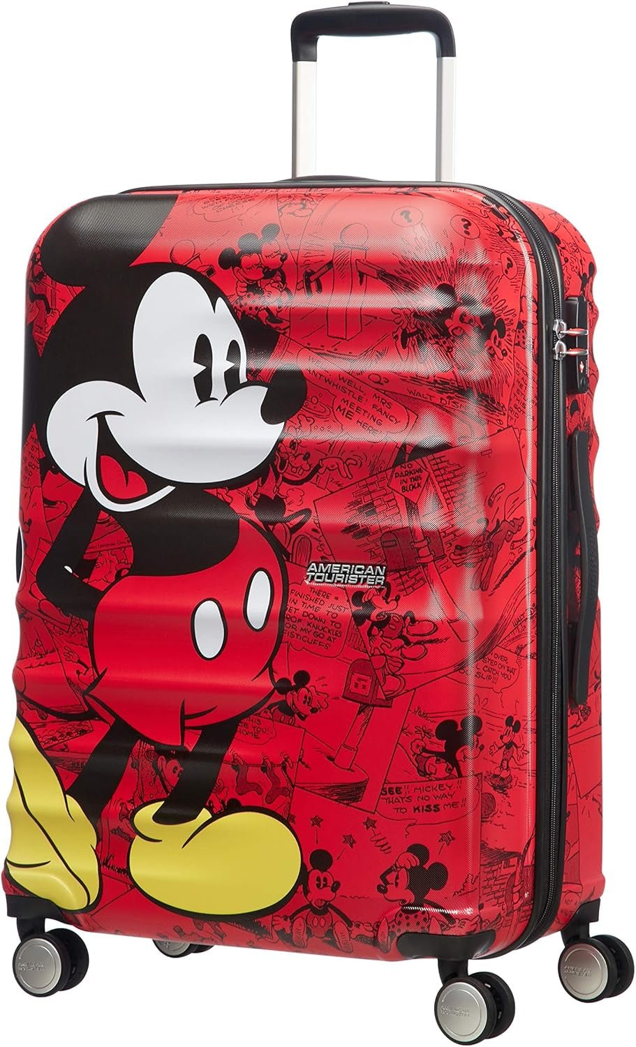 American Tourister Wavebreaker Disney - Spinner S, bagaje pentru copii, 55 cm, 36 L, multicolor (Donald Blue Kiss) Bagaje și echipament de călătorie Naty Shop Multicolor (Mickey Comics Roșu) Spinner M (67 Cm - 64 L) Disney