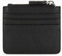 Armani Exchange Femeii mici Snap Credit cu curea de călătorie accesoriu-Envelope titular de card, negru Portofel Femei Naty Shop