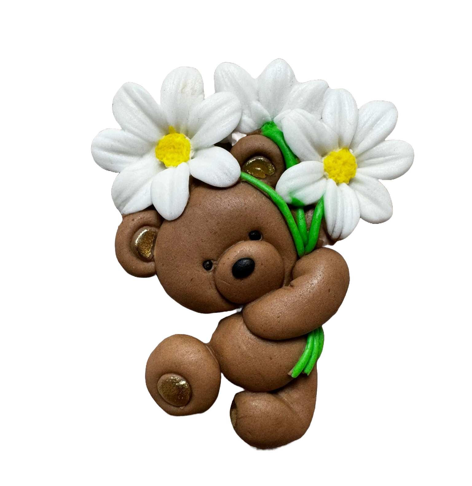 Decoratiune comestibila din zahar, Ursulet Decoratiuni din Pasta de Zahar Naty Shop