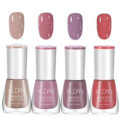 4-częściowy zestaw lakierów do paznokci - szybkoschnący, długotrwały lakier do paznokci na bazie wody - lakier do paznokci DIY (zestaw 4-częściowy w stylu Nude Normal)