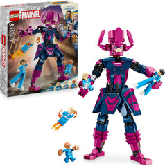 LEGO ǀ Marvel Fantastyczna Czwórka kontra. Galactus Baufigur - Bauset mit Superhelden - Zestaw ze rzeczą, niewidzialną kobietą i ludzką pochodnią - Kreatives Geschenk für Jungen und Mädchen - 76316