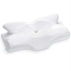 Elviros Husă de pernă respirabilă, pernă 64 X 12,5/10,5 X 38 cm, gri (numai față de pernă) Perne ortopedice cervicale Naty Shop Alb