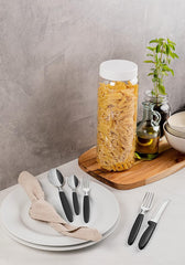 Tramontina Ipanema Zestaw sztućców dla 6 osób, zestaw 30 sztuk, stal nierdzewna Kitchen Naty Shop