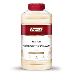 Prymat Getrockneter Knoblauch granuliert 1,05kg – Aromatisches Knoblauchgranulat zum Würzen von Fleisch, Fisch, Gemüse, Saucen, Dips & Marinaden – intensiv im Geschmack – ohne Zusätze
