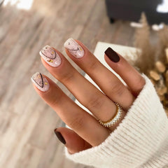 Lakier UV do paznokci Semilac 029 Espresso 7ml Kolekcja Black White