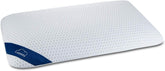 Genius Eazzzy pernă din spumă 40X80 Cm înălțime 10Cm - Pernă de susținere a gâtului cu 2 grade de duritate + spumă de gel de răcire - Pernă de dormit pentru cei care dorm lateral, pe spate și pe stomac împotriva durerilor de gât, poliester Perne standard Naty Shop Titlu implicit