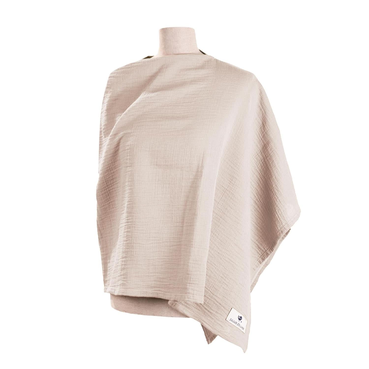 Bluza de alăptare Julius Zöllner din bumbac muselină 100%, OEKO-TEX STANDARD 100, Fabricat în Germania Accesorii Hrana si Alaptare Bebe Naty Shop Nisip