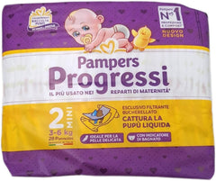 Pieluchy Pampers Progressi Maxi + 500 dodatkowych punktów przytulania, rozmiar 4 (7 – 18 kg), 126 pieluszek (rozmiar standardowy)