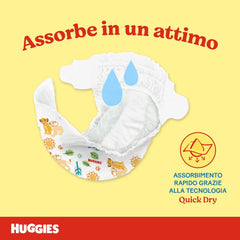 Pieluszki Huggies Unistar rozmiar 4 (7-14 kg), opakowanie 128 pieluszek (podstawowe)