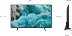 Televizor inteligent Samsung QLED Q7F 4K, 43 inch (108 cm), cu AI Vision, volum de culoare 100% cu Quantum Dot, HDR10+, procesor Q4 AI, One UI Tizen, Wi-Fi, Bluetooth 5.3 și Motion Xcelerator