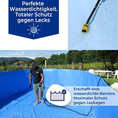 Gre FPR301 - Wyściółka do basenów okrągłych, 300 x 120 cm (długość x wysokość), system zawieszania, niebieska