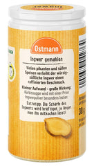 Ostmann Gewürze - Ingwer gemahlen | Nachfüllbare i nadające się do recyklingu Verpackung | 30 g w der Streudose