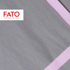 - Șervețele de hârtie de unică folosință, Ideale pentru aperitive și cocktailuri, Pachet de 100 șervețele, Dimensiune 24X24, Pliate 4 ori, 2 straturi, Culoare gri, 100% hârtie din celuloză pură, Certificat Fsc