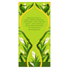 Pukka | Ceai din plante bio „Lemongrass & Ginger” | Lemongrass, ghimbir și lemn dulce | 4 x 20 pliculețe de ceai