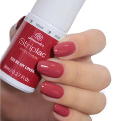 Oja UV alessandro Striplac Be My Lover – Delicată și de lungă durată – Îndepărtare ușoară datorită tehnologiei de îndepărtare peel-off – Vegană și cruelty-free – 8 ml
