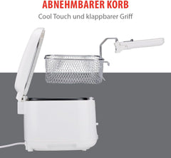 Alpina Frytownica 2,5L DF-165, 1800W - Regulacja temperatury do 190°C Urządzenia Naty Shop