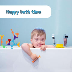 Pachet de 48 de jucării cu ventuză, jucării Montessori pentru cadă Mama si Copilul Naty Shop