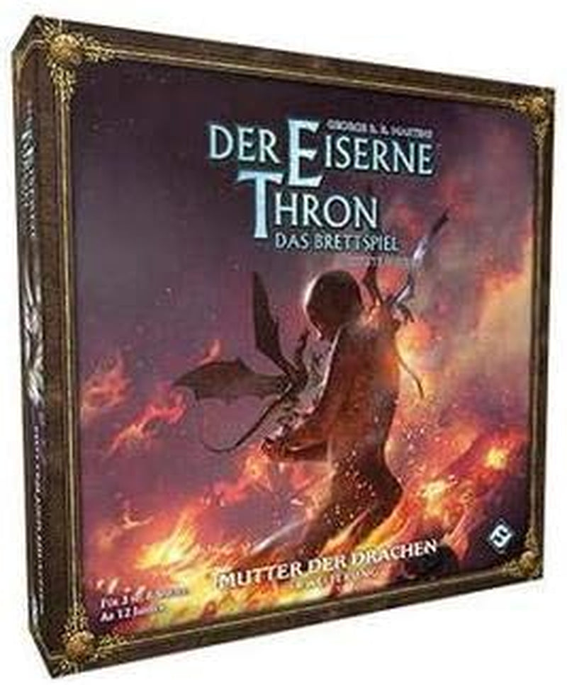 Fantasy Flight Games, Throne of Iron: The Board Game 2. edycja - Mother of Dragons, Dodatek, Gra ekspercka, Gra strategiczna, 3-8 graczy, Wiek 14+, 180 minut, Niemiecki